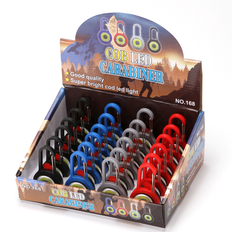 Factory Direct Sales Outdoor Small Hanging Lamp Multi-Functional Outdoor Lock Lamp Outdoor Backpack Lamp Tent Dropshipping Battery