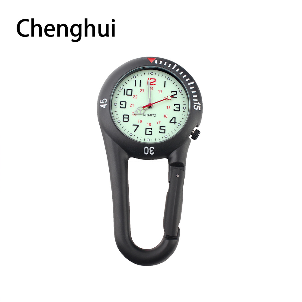 Alloy material fluorescent dial multifunctional mountaineering watch safety buckle pointer multifunctional mountaineering watch pocket watch