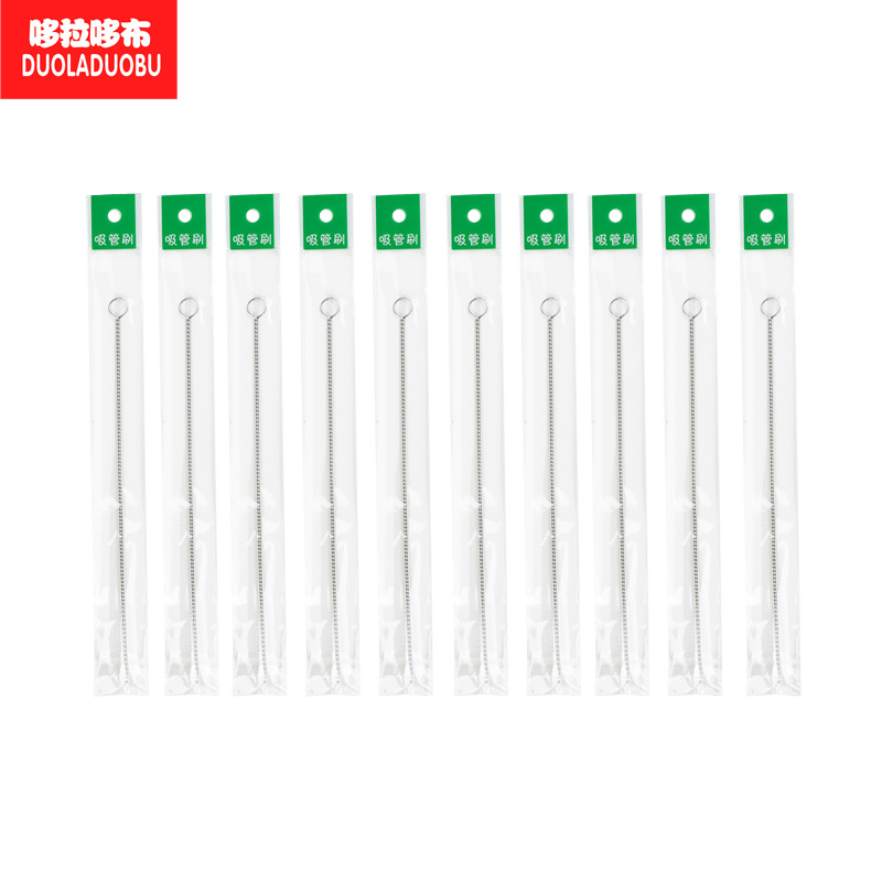 Щетка для трубочек из нержавеющей стали Dorado с упаковкой, 6174