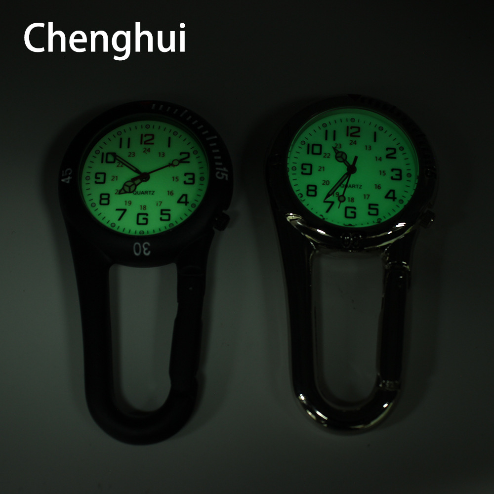Alloy material fluorescent dial multifunctional mountaineering watch safety buckle pointer multifunctional mountaineering watch pocket watch