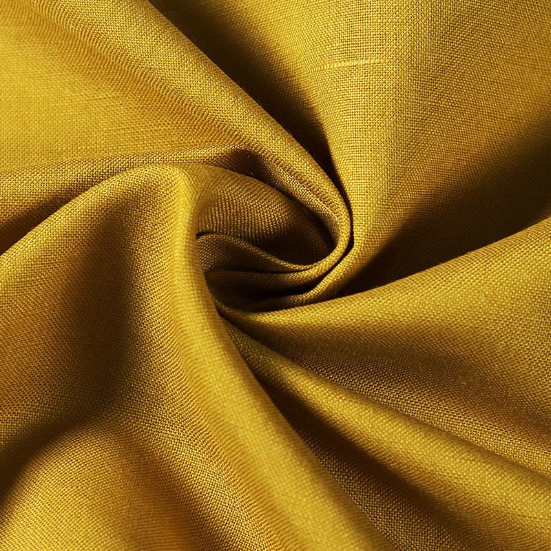 3024# rayon cotton linen cotton sticky interwoven dyed cotton linen shirt dress women's fabric linen spot