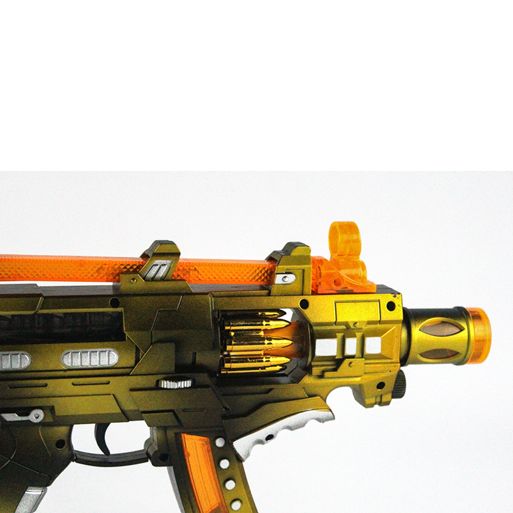 Children's interactive toy electric music toy electric gun colorful flash music gun 860 stall wholesale