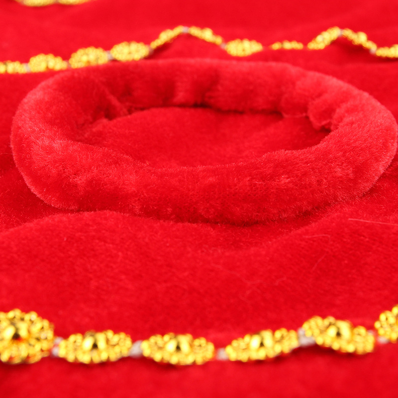 Dance Handkerchief Northeastern Yangko Erhuang Square Adult and Kidsren's Grade Examination Gold Velvet Octagonal Scarf Dancing Red Handkerchief