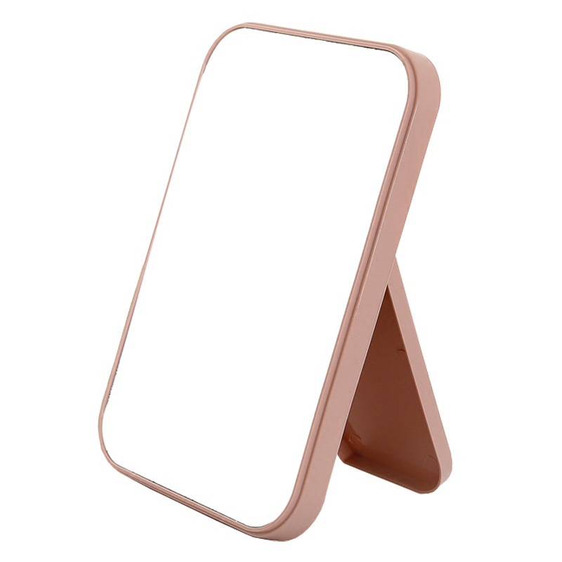 HD folding makeup mirror portable desktop dressing mirror square dormitory students desktop small mirror wholesale