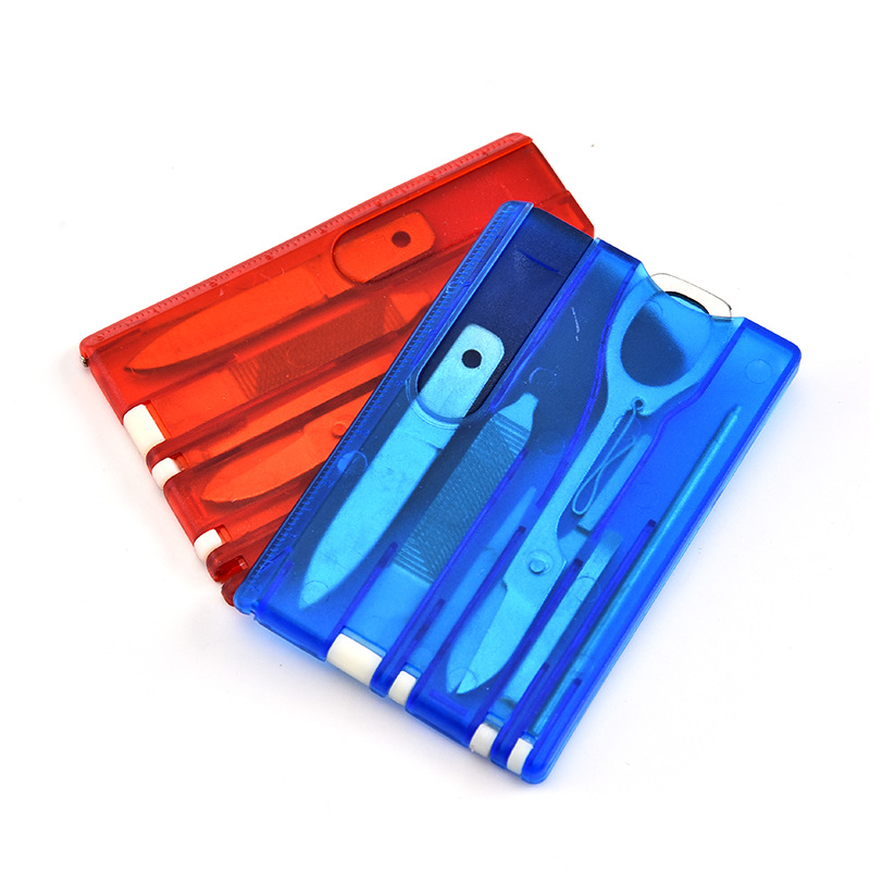 Factory Direct multi-functional Swiss card multi-purpose survival tool new beauty suit outdoor tool card