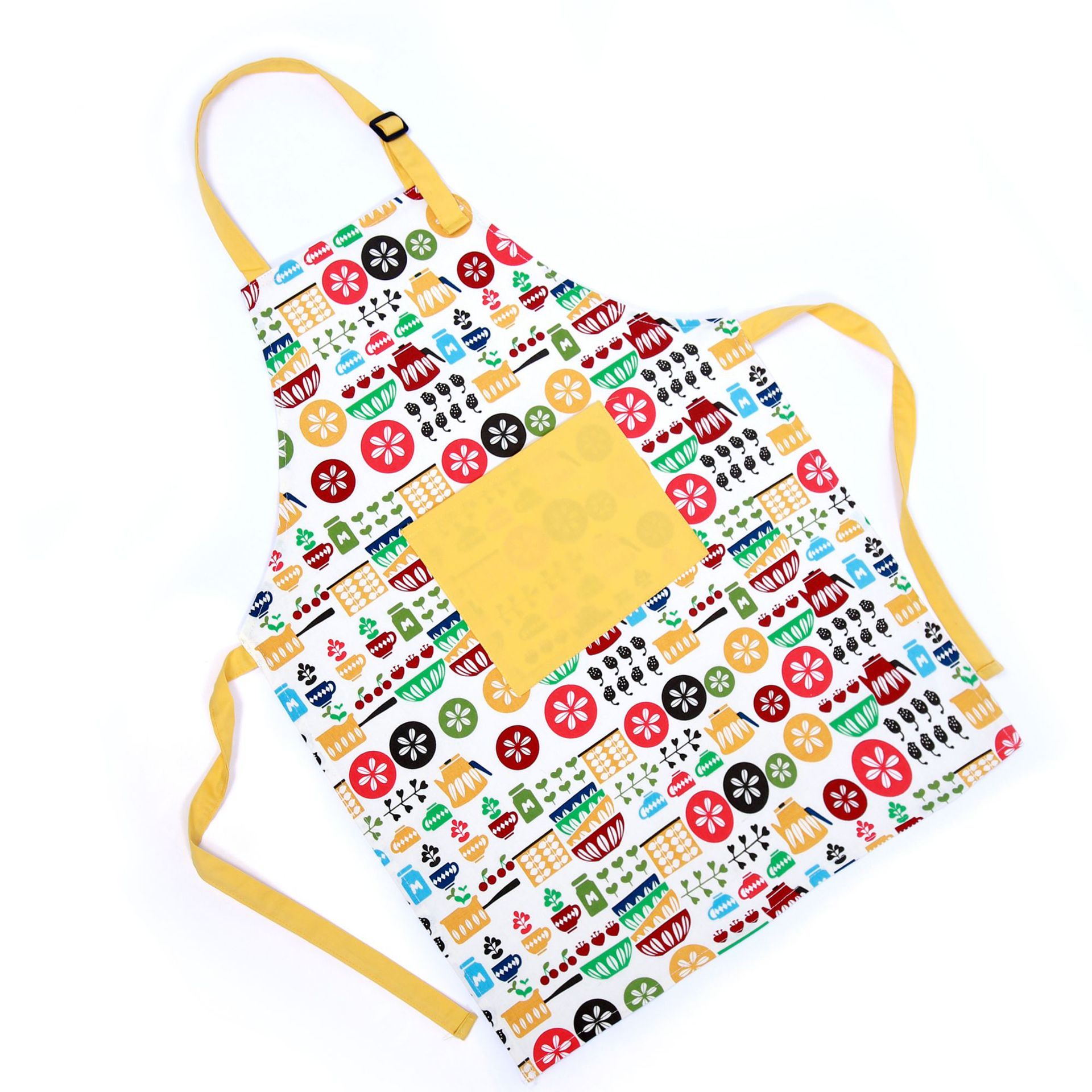 Cross-Border Supply Kidsren's Apron Chef Hat Cartoon Pattern Kidsren's Apron Set