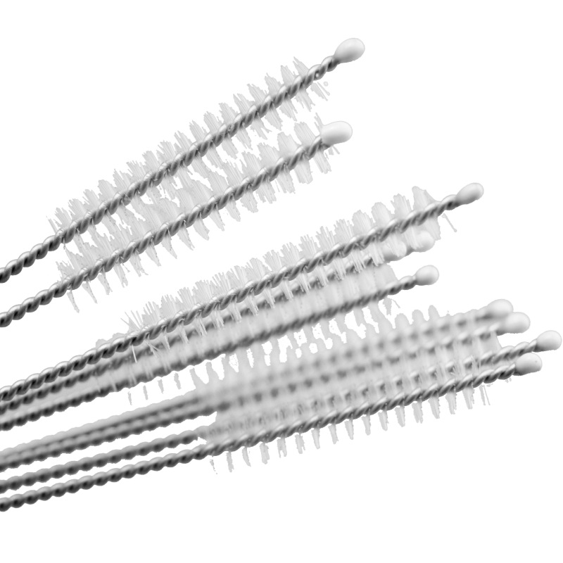 Dorado Cloth Stainless Steel Straw Brush with Packaging Bag Bottle Set Straw Brush 6174 Export Model