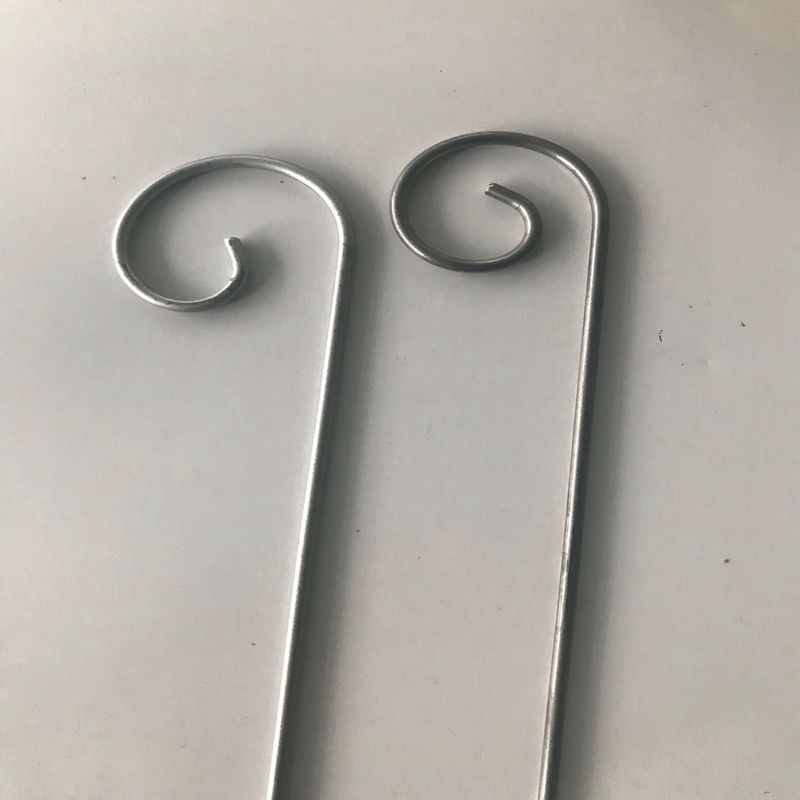 Garden Sign Bracket, Plant Slate Label Hook, Sign Metal Hanger, Iron Insert