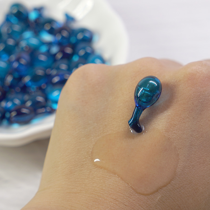 Hyaluronic Acid Olive Oil Green Algae Facial Seaweed Essence Soft Capsule Moisturizing, Hydrating, Lifting and Rejuvenating Spot