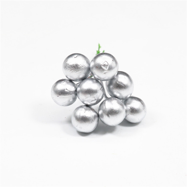 12mm Ball Berry Simulation Foam Fruit Cherry Little Red Fruit Peony Fruit Christmas Supplies Accessories Berry Jewelry