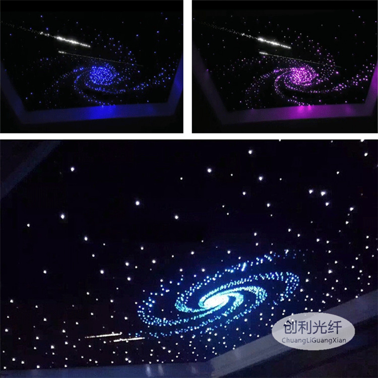 Xinchuangli 1.0mm Plastic Fiber Optic Lighting Fiber Optic Cable Pmma Light Guide Car Interior Starry Sky Fiber Optic Light