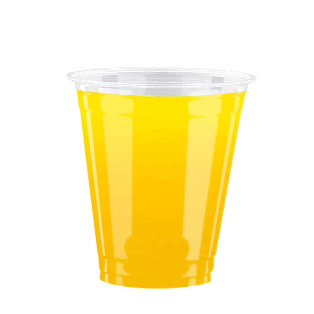 98 caliber pet cold drink cup thickened latte coffee cup subnet red INS style disposable milk tea cup high permeability with lid