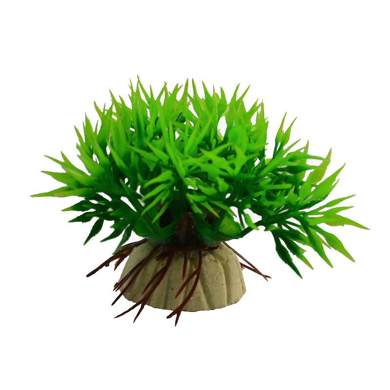 Fish Tank Decoration Plastic Aquatic Plants Ornaments Aquarium Landscaping Fake Grass Pile Artificial Aquatic Plant Pile