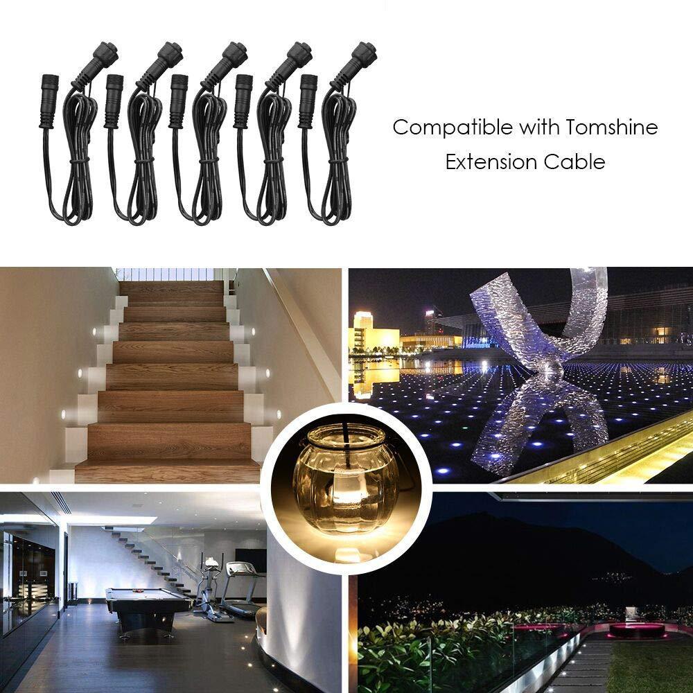 Led Deck Light Extension Cord Underground Light Connection Line Ladder Light Male and Female Extension Cord Garden Light Connection Line