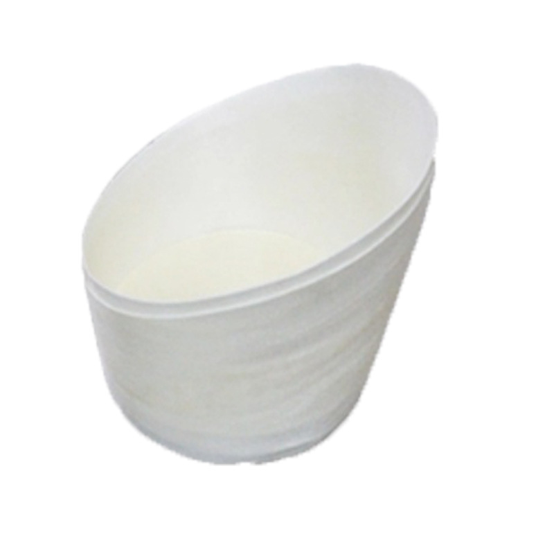 Wooden Oblique Cup Disposable Wooden Cup Wooden Cup Round Wooden Cup Disposable Wooden Container Wholesale