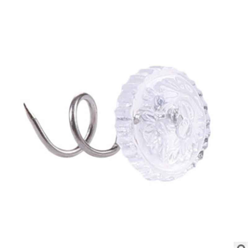 A generation of sofa cushion fixed artifact spiral non-slip seamless transparent nail anti-deviation bed sheet sheet single twist nail