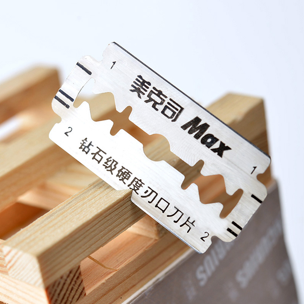 Disposable Razor Spot Swedish Stainless Steel Double-Sided Blade Old-Fashioned Razor Shaving Beauty Barber Blade