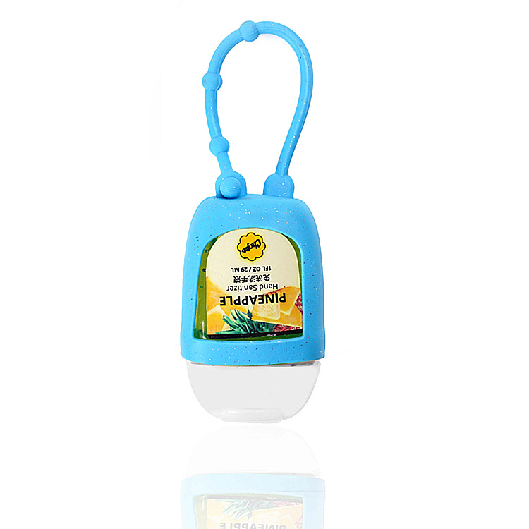 Portable Silicone Case Children's Gel Waterless Hand Sanitizer Hand Cleaning Alcohol 30ml No-Wash Special for Children