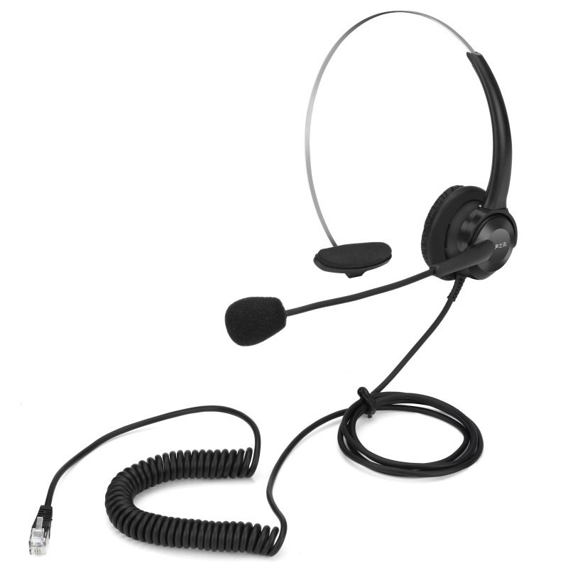 Telephone headset telephone call center operator headset customer service landline voice telephone marketing outbound headset