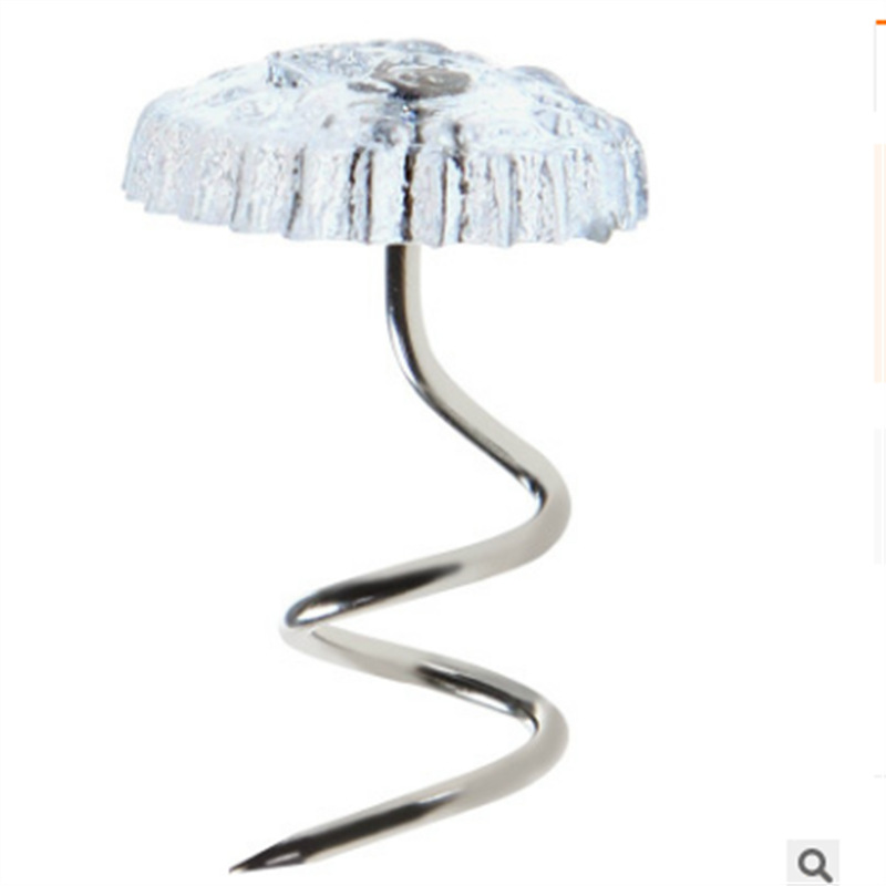 A generation of sofa cushion fixed artifact spiral non-slip seamless transparent nail anti-deviation bed sheet sheet single twist nail