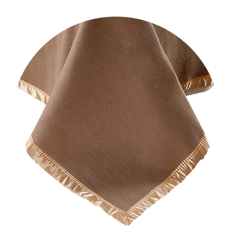 Super soft bed single double hotel blanket hotel blanket wholesale wool blanket hotel special camel thickened blanket
