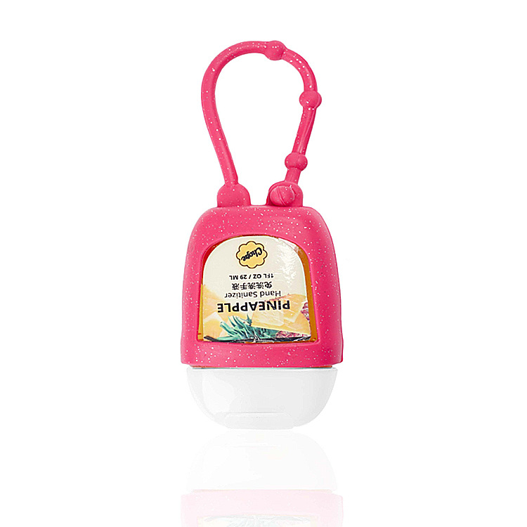 Portable Silicone Case Children's Gel Waterless Hand Sanitizer Hand Cleaning Alcohol 30ml No-Wash Special for Children