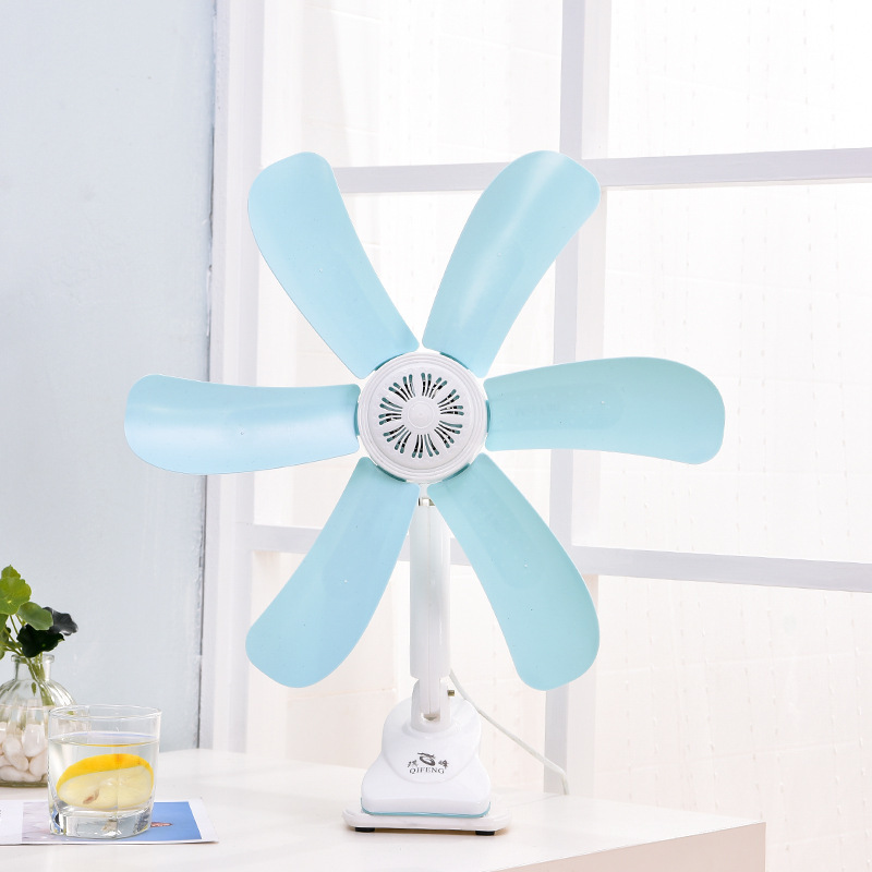 Qifeng Six-Blade Small Clip Fan No. 500 Small Bedside Fan Student Dormitory Micro Fan Household Electric Fan Wholesale