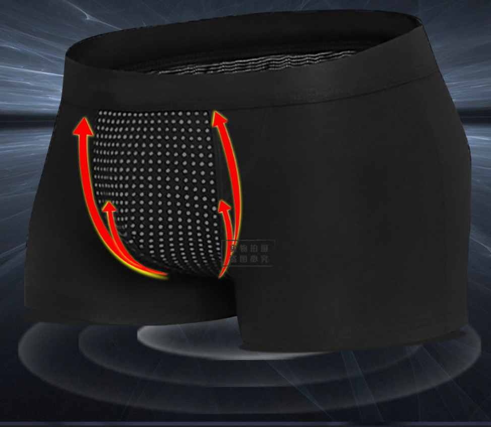 AliExpress Amazon Cross-border Foreign Trade Valorekoou Wei Pants Weiku Vk Men's Flat-foot Magnetic Health Underwear