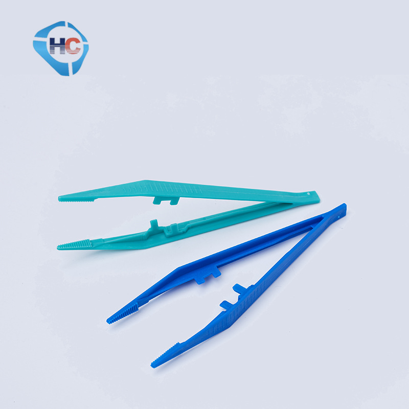 Yanan Disposable Medical Tweezers Plastic Tweezers Medical Package Tweezers Disposable Dressing Tweezers