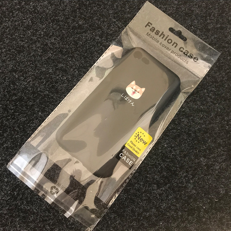 In Stock Opp Bag with Clip, Transparent Plastic Bag, Packaging Bag, Phone Case Opp Self-Adhesive Bag, Customizable