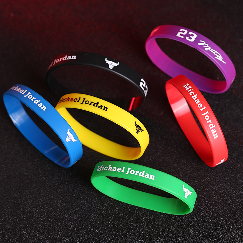 Cross-border Sports Bracelet Kobe James Owen Durant Silicone Bracelet Harden Fans Supplies Basketball Bracelet