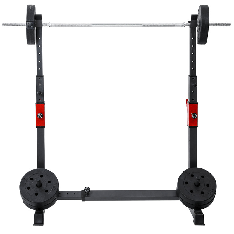 Adjustable one-piece weight bench squat rack weight rack barbell rack can be matched dumbbell bench strength training squat rack