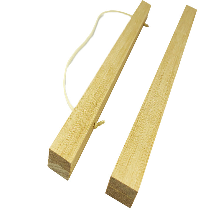 White Wood DIY Magnetic Painting Shaft Nordic Retro Photo Poster Decorative Painting Hanging Pole Fixed Magnet Hanging Shaft