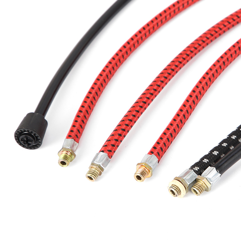 Bicycle Pump Accessories Plastic Inflatable Hose Air Belt British and American French Mouth Inflator Pump Rubber Air Pipe