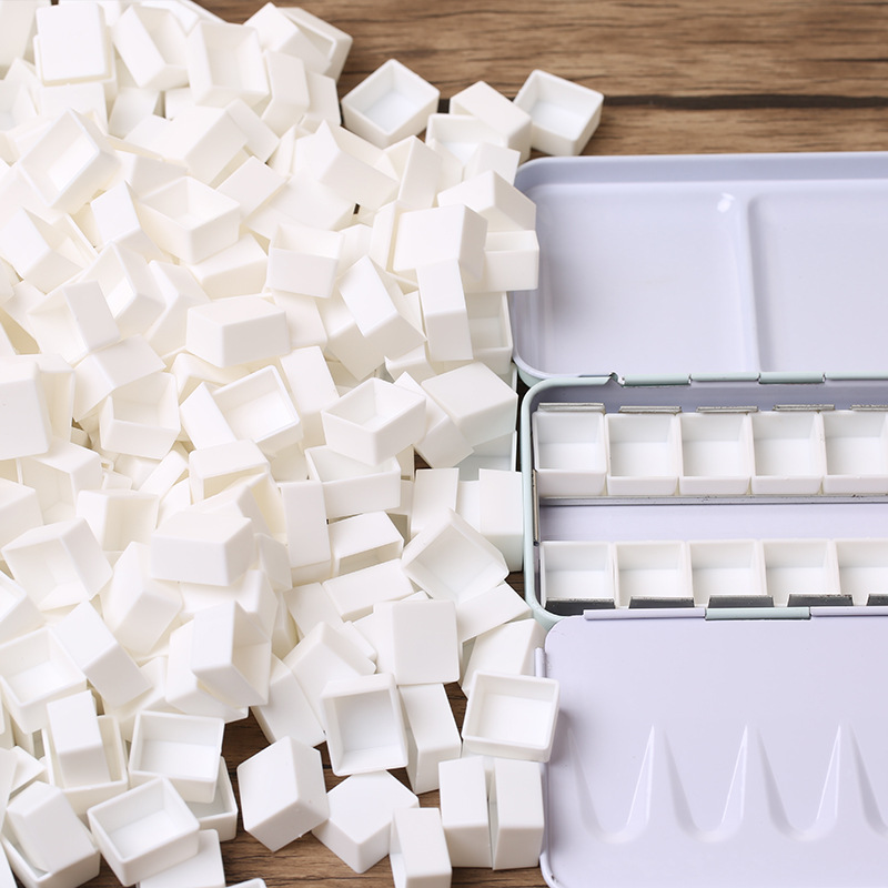 Watercolor Sub-Package Grids Watercolor Grids Gouache Grids Solid Watercolor Paint Sub-Package Grids Half Block 2ml