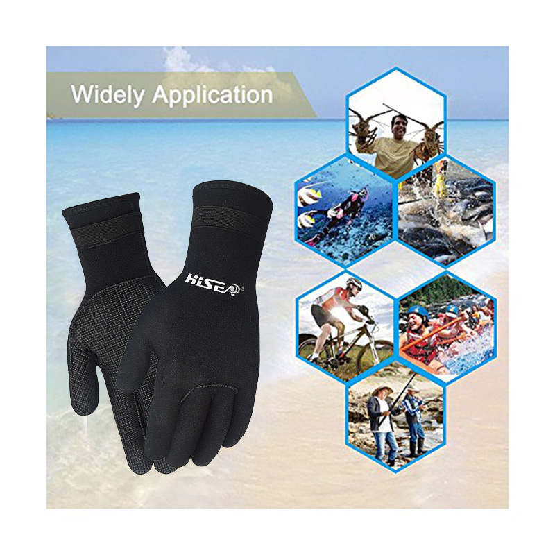 3mm Diving Gloves, Non-Slip, Cold-Resistant, Warm, Scratch-Resistant Protective Gear for Swimming, Available for Wholesale, Thickened for Warmth