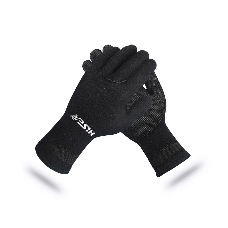 3mm Diving Gloves, Non-Slip, Cold-Resistant, Warm, Scratch-Resistant Protective Gear for Swimming, Available for Wholesale, Thickened for Warmth