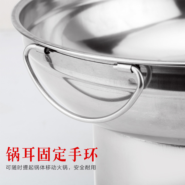 Alcohol Hot Pot Single Hot Pot Dongyingong Soup Mini Hot Pot for Hotel Bright Stove Dry Pot Thai Hot Pot Basin
