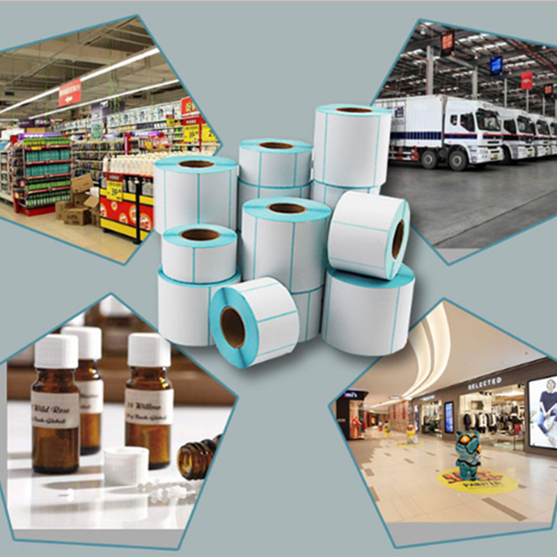 Three-proof thermal label paper 100*80 40 30 20 50 60 70 bar code printer sticker 90