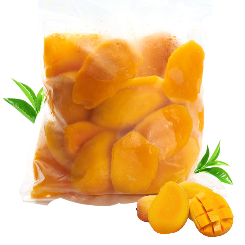Frozen Mango Meat Fresh Quick-frozen Small Taiwan Mango Frozen Block Large Fruit Seasonal Fruit 1.0kg Pack Commercial Catering Juice