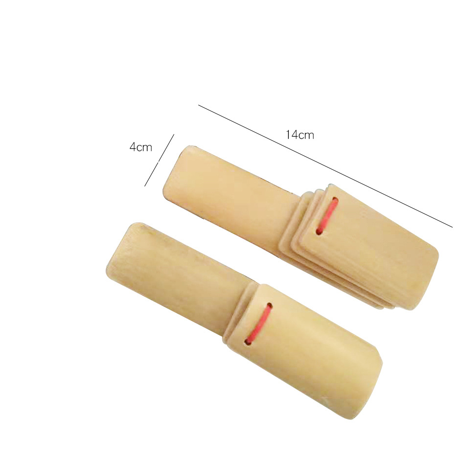 Natural bamboo and wood Allegro Xiyang children's Allegro exercise children's coordination ability performance props