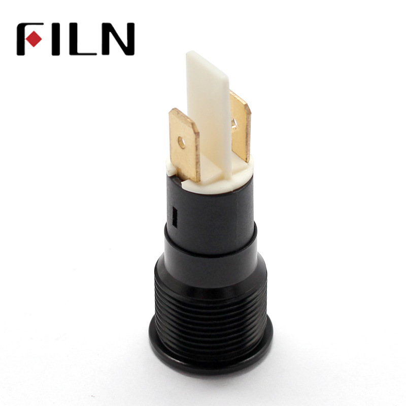 16mm various signed indicator lights 12V220V metal flat insert LED auto and motorcycle parts modification manufacturers