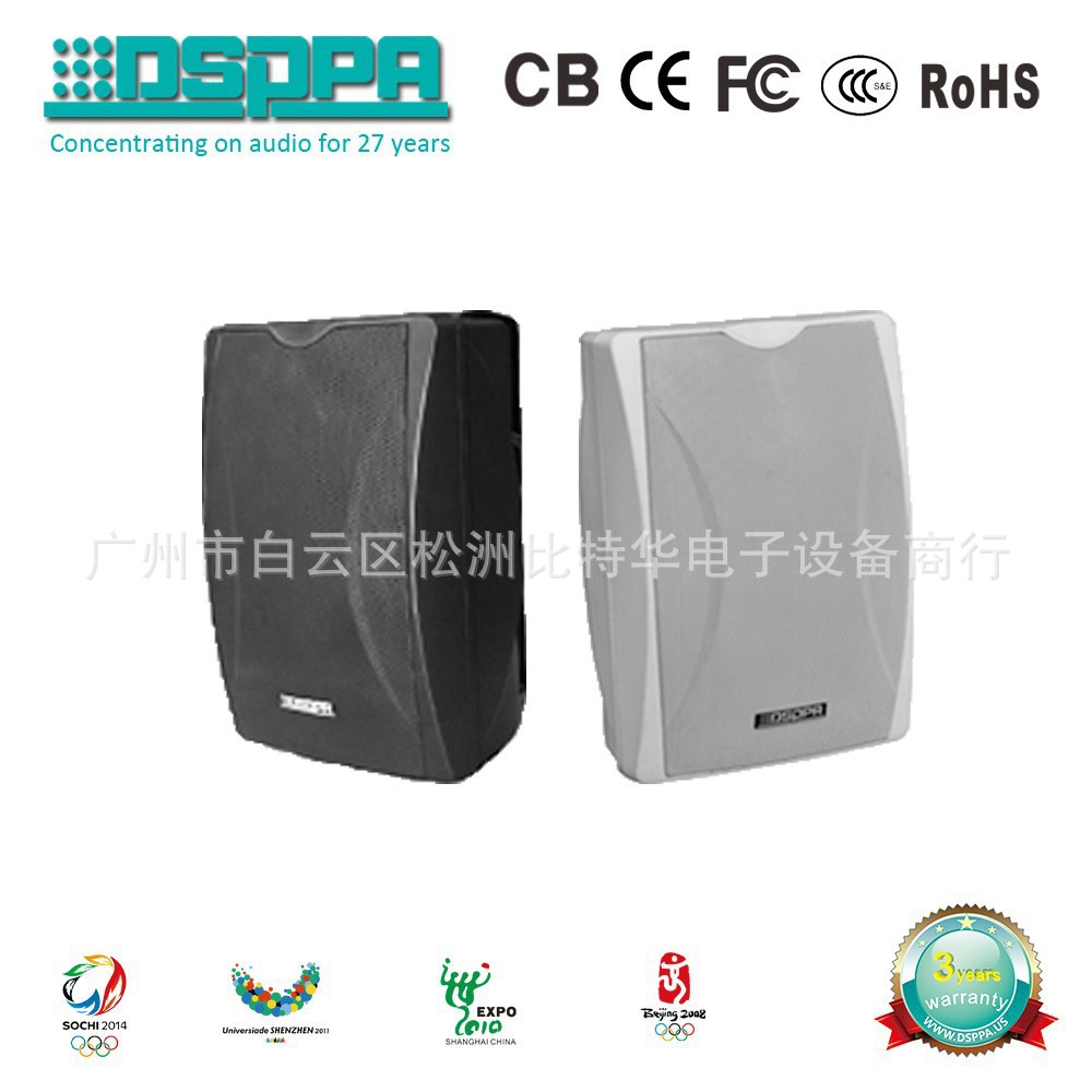 Dsppa Dispu Speaker 4inch Dsp6061B/Wii Wall-Mounted Speaker Background Music Audio Loudspeaker