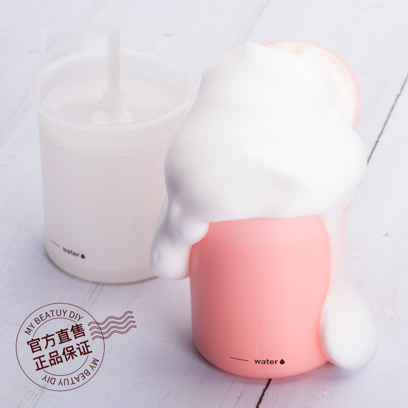 Утолщенная мини-упаковка для умывания PP, женская пузырьковая упаковка для умывания, ручной вспениватель, портативный