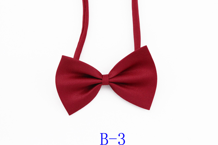 Adult Best Man Wedding Bow Tie Wedding Formal Dress British Korean Red Black Men's Bow Single-Layer Bow Tie Women
