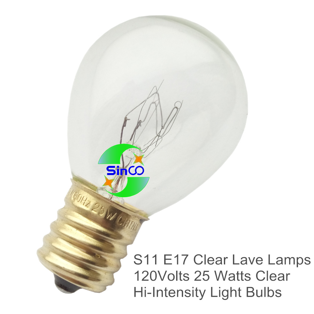лампочка 25S11/C 25 Ватт 40 Ватт 30 Ватт E17 высокой интенсивности для лавовой лампы