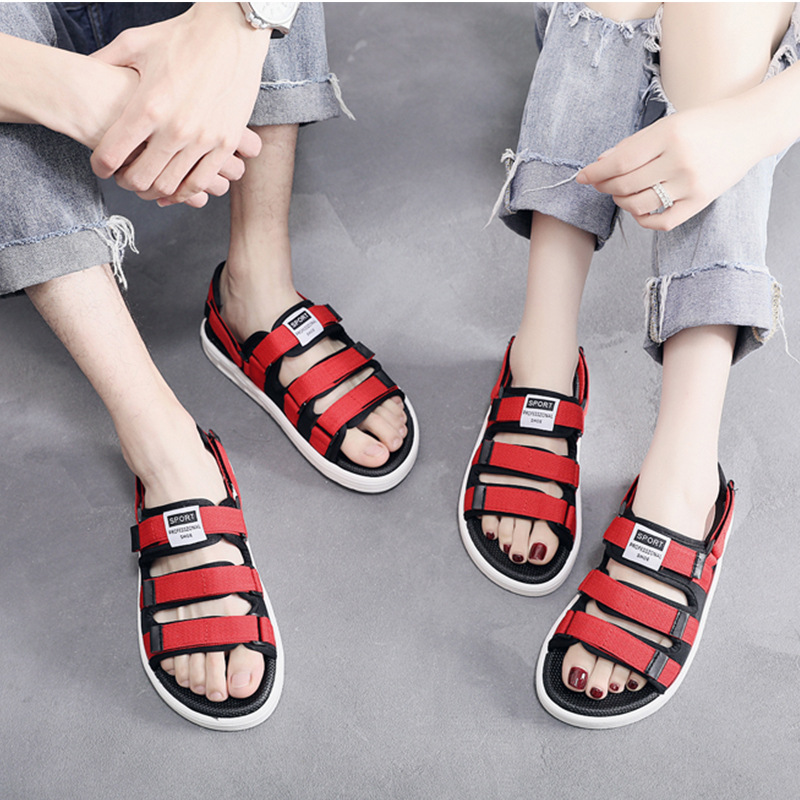 2024 new sandals men's summer slippers dual-use beach shoes men's Vietnam sandals Korean fashion couple outdoor fashion