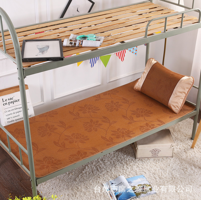 Summer mat 90cm student single dormitory 0.9m foldable soft mat 1.2 rattan mat 1.8 m double 1.5