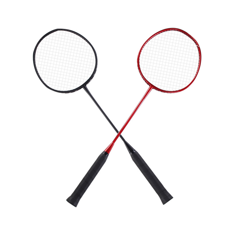 Wholesale full carbon fiber racket resistant ultra light amateur junior male and female middle school students training badminton racket single racket