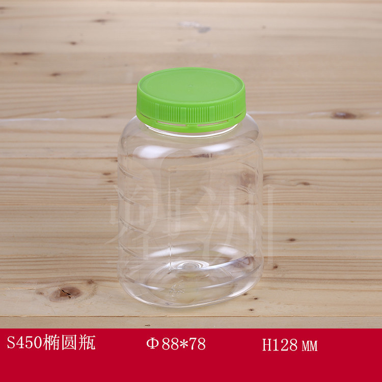 Factory wholesale plastic bottle jar PET plastic bottle Food Jar cookie jar